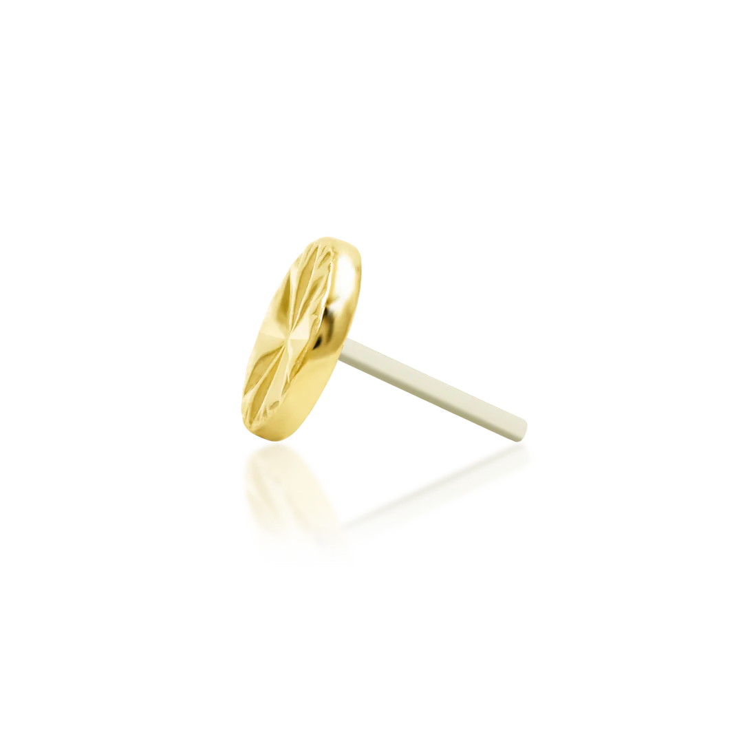 ENGRAVED DISK - THREADLESS END *PRE-ORDER* Junipurr Jewelry