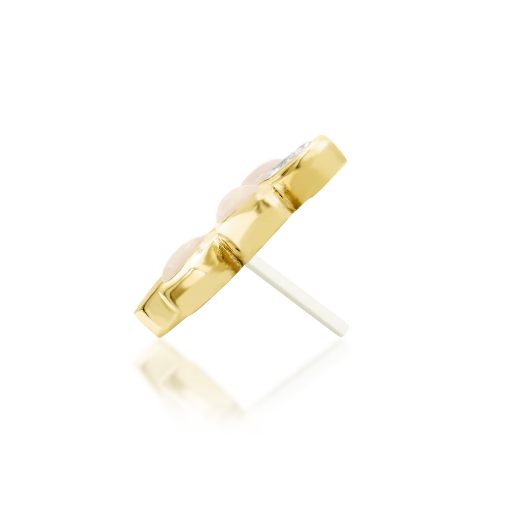 FAE + ROSE QUARTZ - THREADLESS END *PRE-ORDER8 Junipurr Jewelry