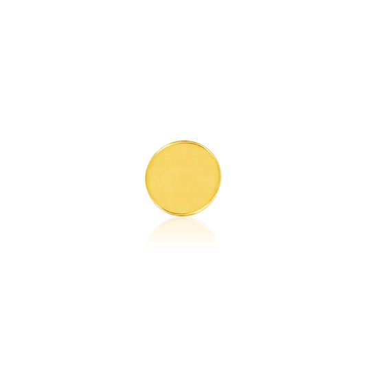 GOLD DISK - THREADLESS END *PRE-ORDER* Junipurr Jewelry