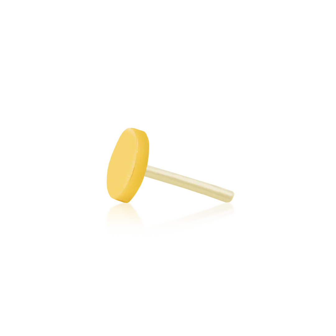GOLD DISK - THREADLESS END *PRE-ORDER* Junipurr Jewelry