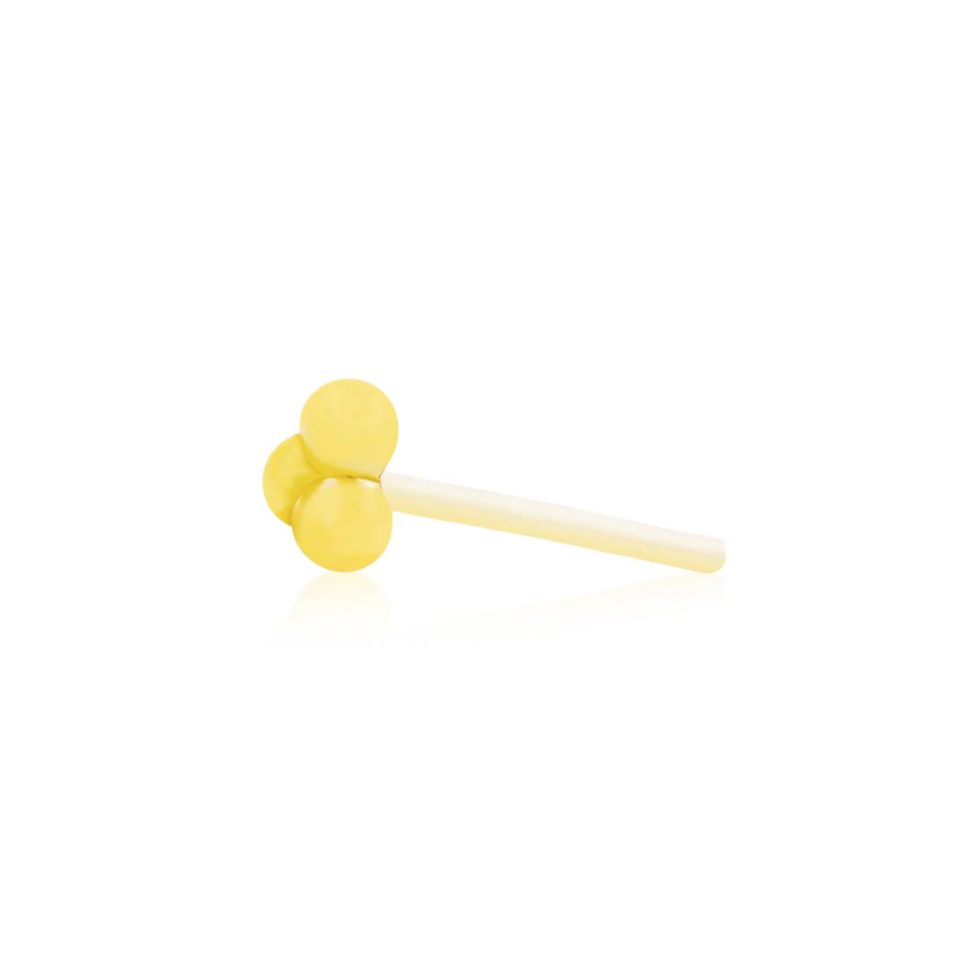 GOLD TRI-BEAD - THREADLESS END *PRE-ORDER* Junipurr Jewelry