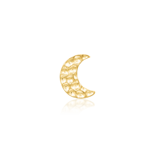 HAMMERED MOON - THREADLESS END *PRE-ORDER* Junipurr Jewelry
