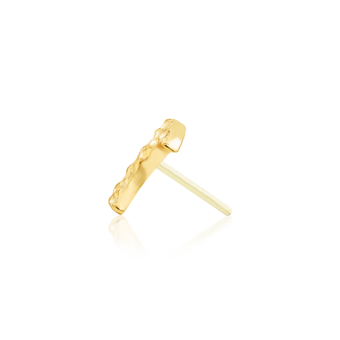 HAMMERED MOON - THREADLESS END *PRE-ORDER* Junipurr Jewelry