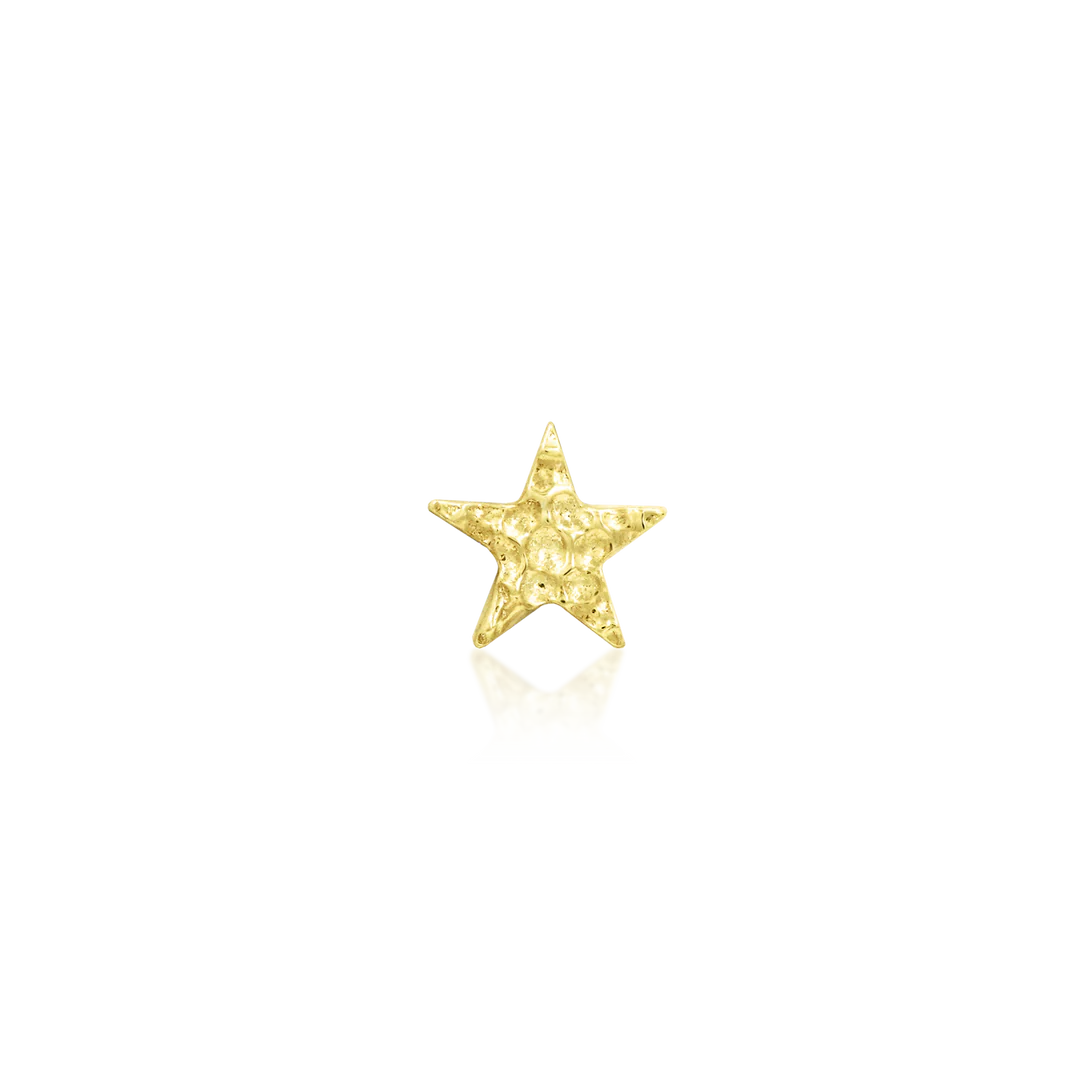 HAMMERED STAR - THREADLESS END *PRE-ORDER* Junipurr Jewelry