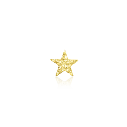 HAMMERED STAR - THREADLESS END *PRE-ORDER* Junipurr Jewelry