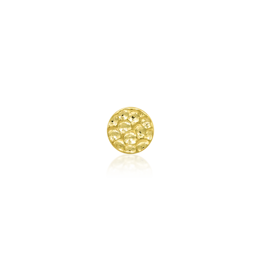HAMMERED DISK - THREADLESS END *PRE-ORDER* Junipurr Jewelry