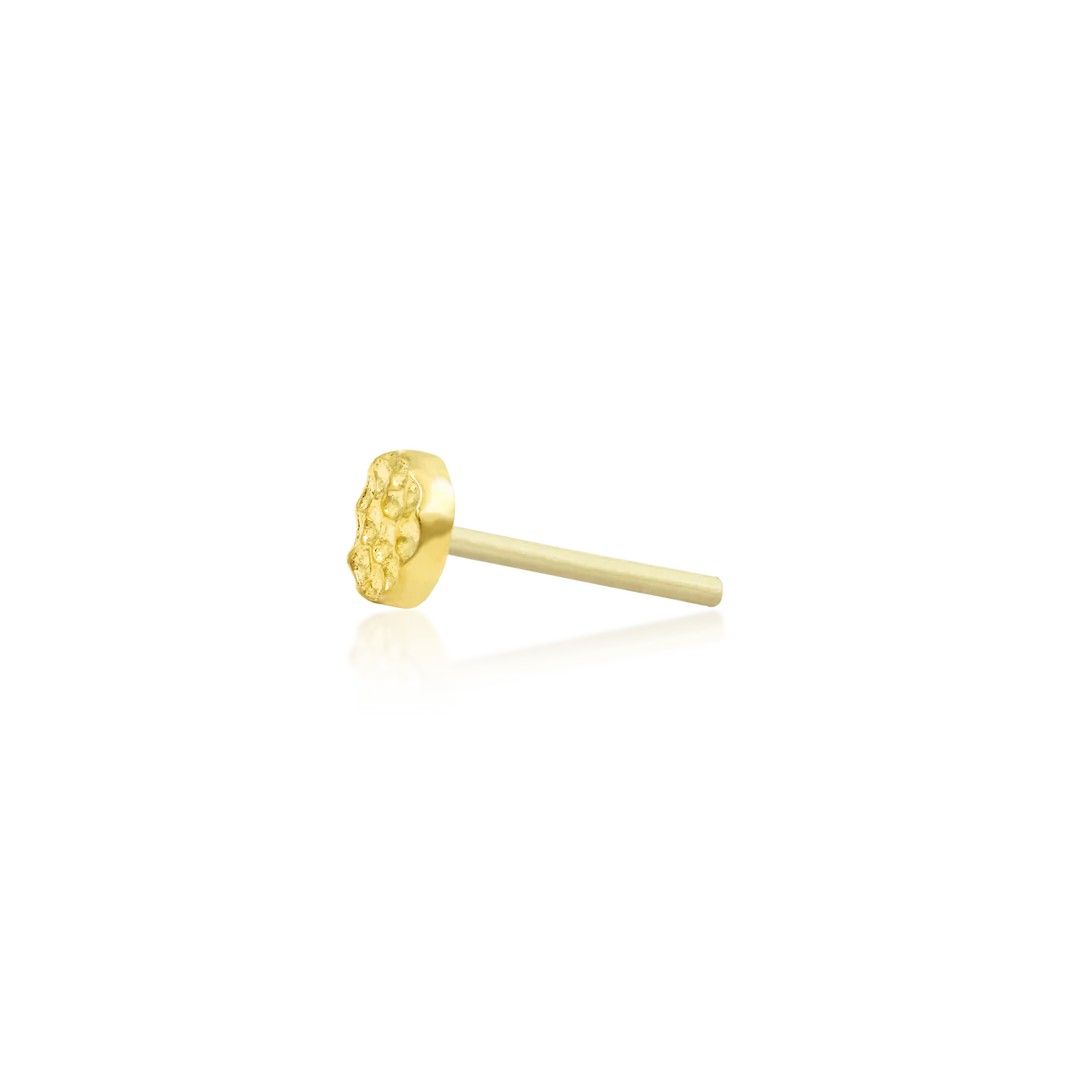 HAMMERED DISK - THREADLESS END *PRE-ORDER* Junipurr Jewelry