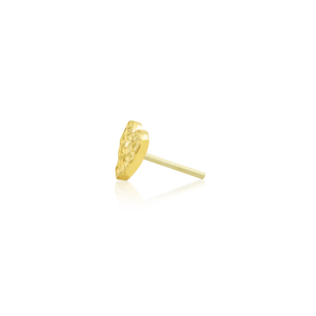 HAMMERED HEART - THREADLESS END *PRE-ORDER* Junipurr Jewelry