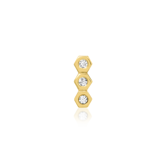 HONEYCOMB - THREADLESS END *PRE-ORDER* Junipurr Jewelry