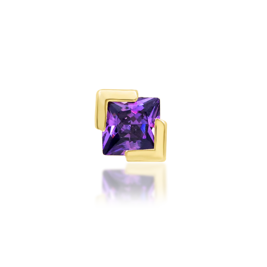 JOLAN + AMETHYST - THREADLESS END *PRE-ORDER* Junipurr Jewelry