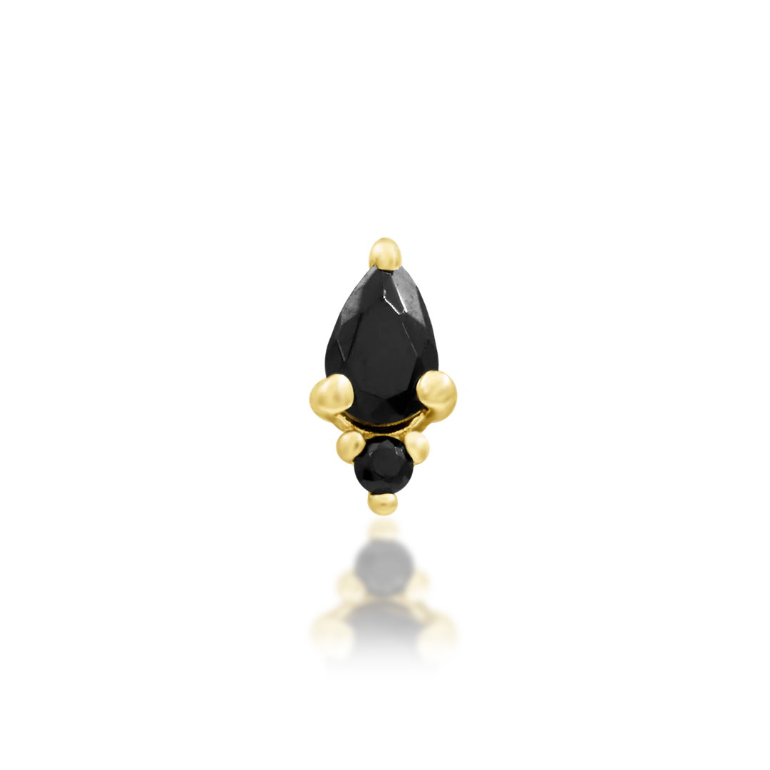 KARMA BLACK CZ - THREADLESS END *PRE-ORDER* Junipurr Jewelry