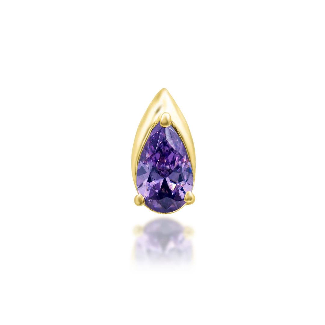 KYA AMETHYST - THREADLESS END *PRE-ORDER* Junipurr Jewelry