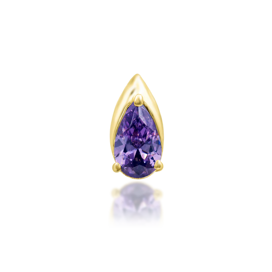 KYA AMETHYST - THREADLESS END *PRE-ORDER* Junipurr Jewelry