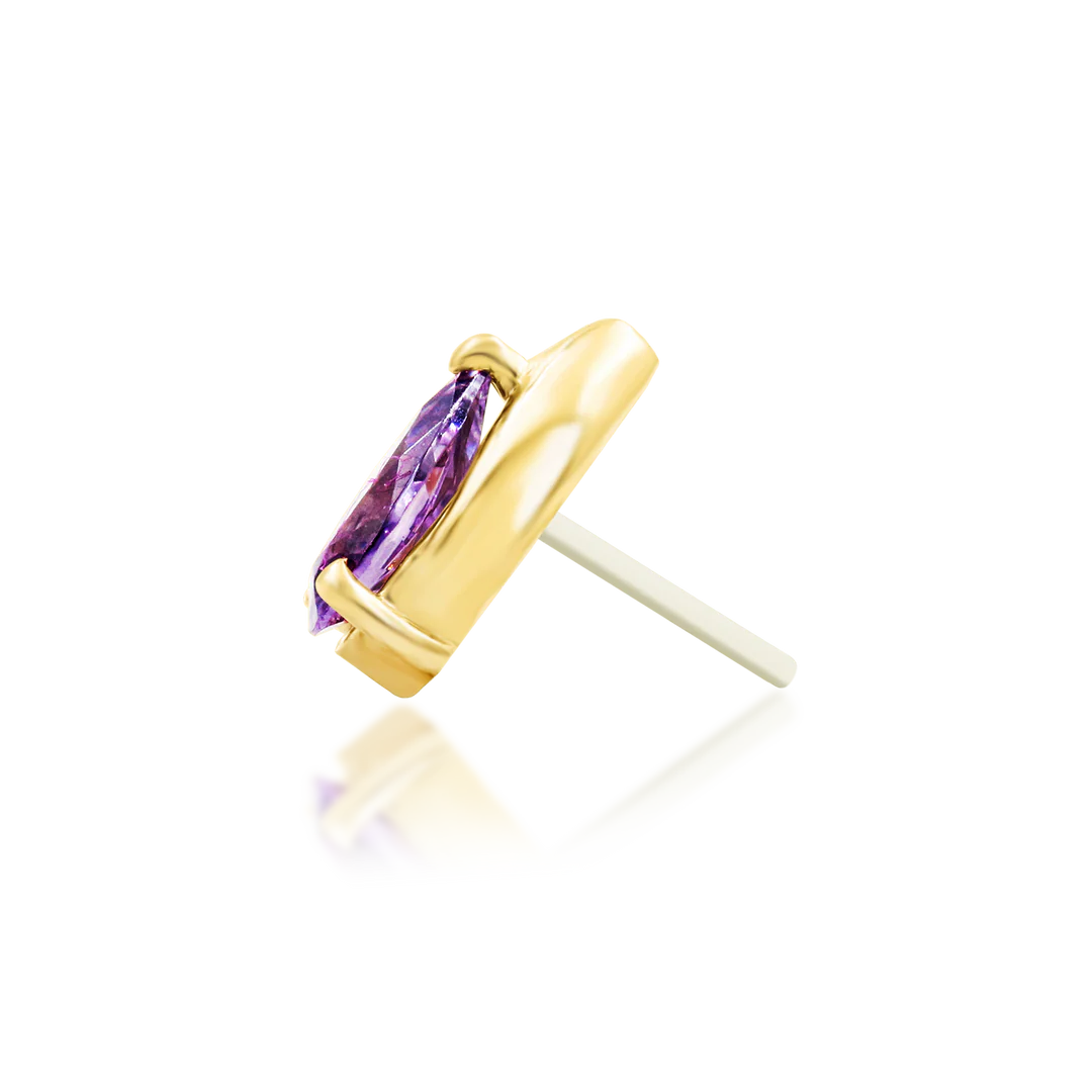 KYA AMETHYST - THREADLESS END *PRE-ORDER* Junipurr Jewelry