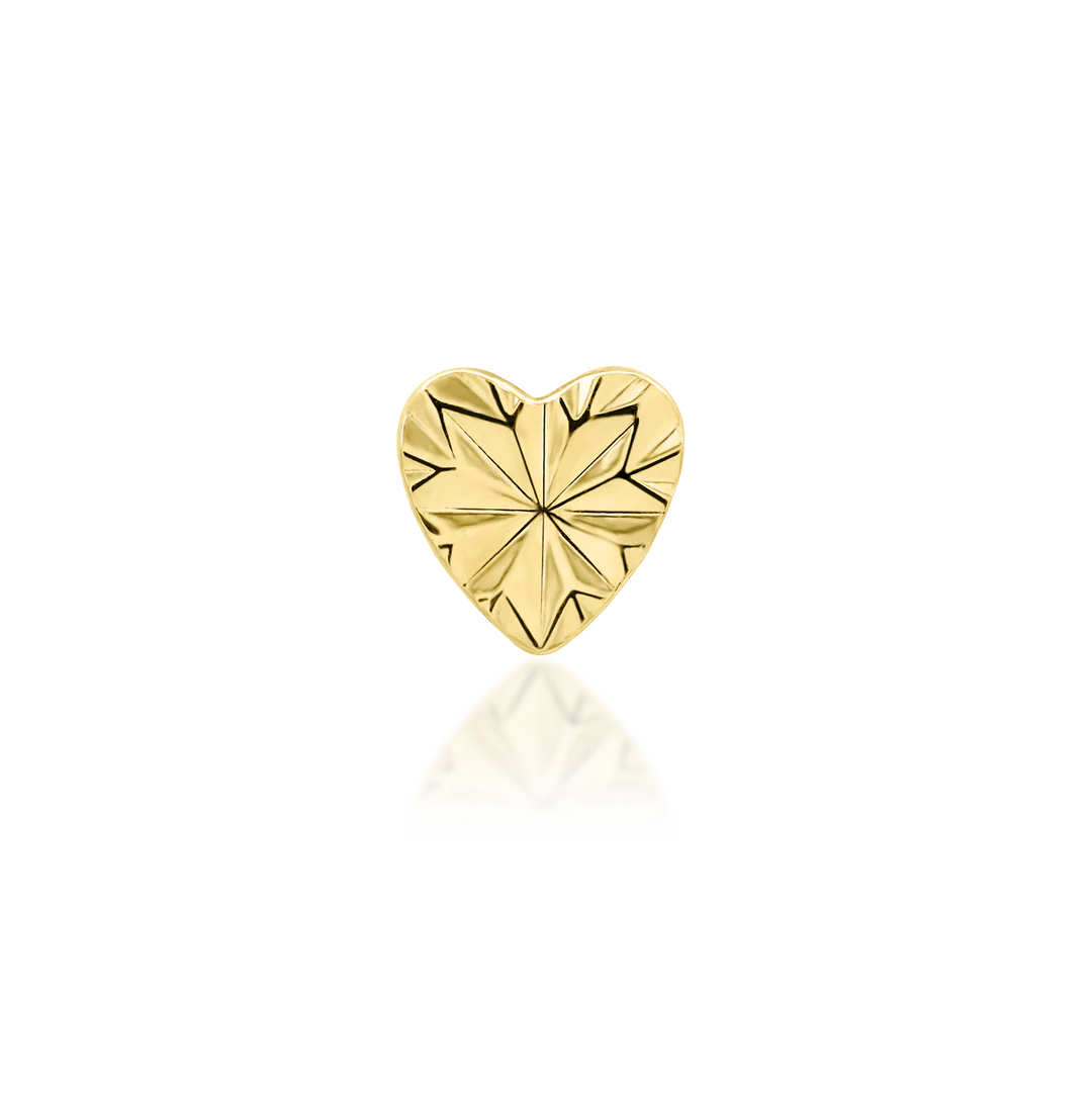 LASER HEART - THREADLESS END *PRE-ORDER* Junipurr Jewelry