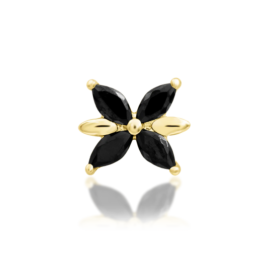 LILLIANA + BLACK CZ - THREADLESS END *PRE-ORDER* Junipurr Jewelry