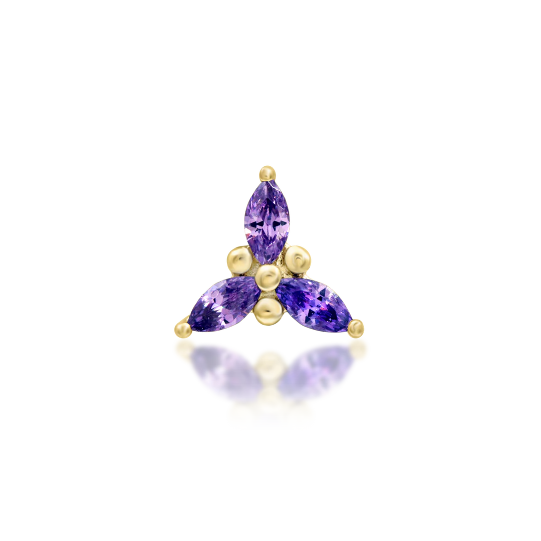 MABEL AMETHYST - THREADLESS END *PRE-ORDER* Junipurr Jewelry