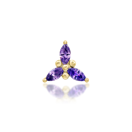 MABEL AMETHYST - THREADLESS END *PRE-ORDER* Junipurr Jewelry