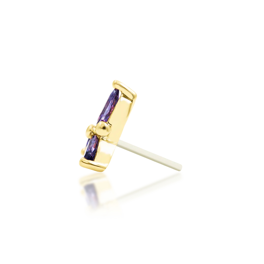 MABEL AMETHYST - THREADLESS END *PRE-ORDER* Junipurr Jewelry