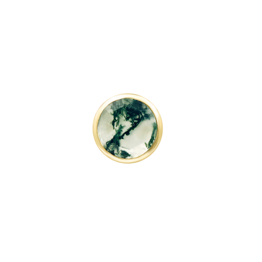 MOSS CAB - THREADLESS END *PRE-ORDER* Junipurr Jewelry
