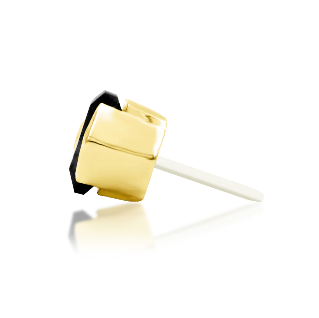 NATALIA + BLACK CZ - THREADLESS END *PRE-ORDER* Junipurr Jewelry