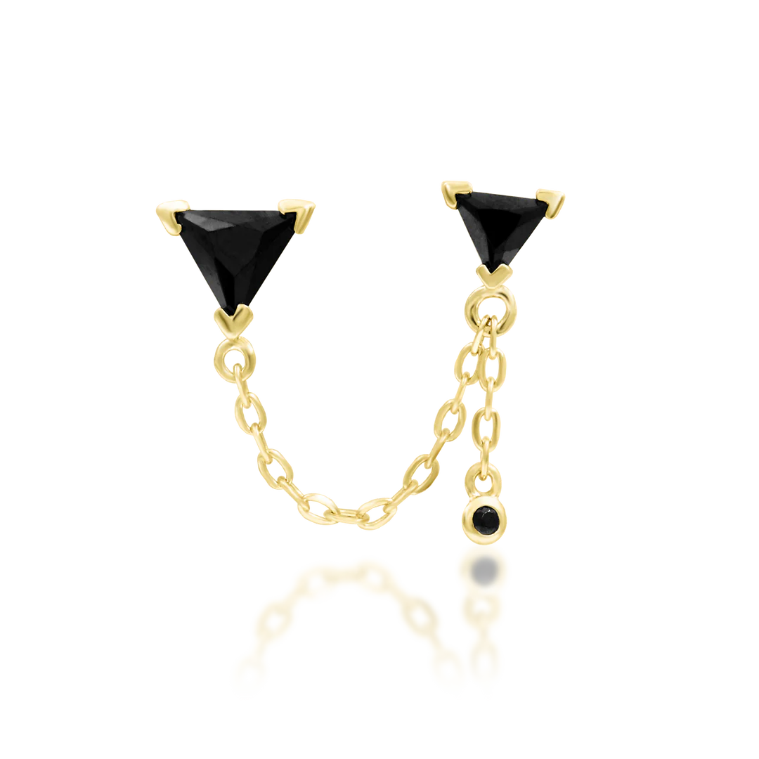 NESSA + BLACK CZ - THREADLESS END *PRE-ORDER* Junipurr Jewelry