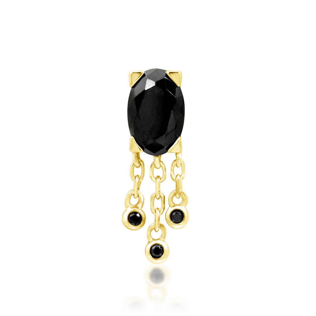 OSARA + BLACK CZ - THREADLESS END *PRE-ORDER* Junipurr Jewelry