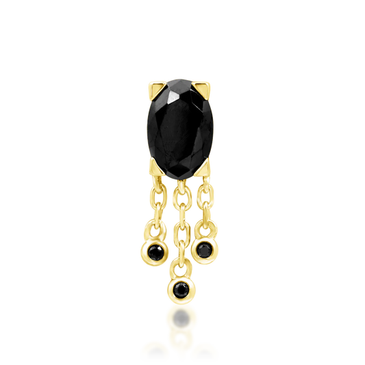 OSARA + BLACK CZ - THREADLESS END *PRE-ORDER* Junipurr Jewelry