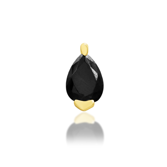 PAIGE + BLACK CZ - THREADLESS END *PRE-ORDER* Junipurr Jewelry