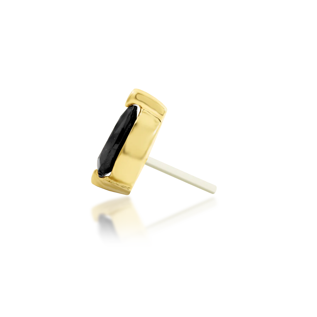 PATSY + BLACK CZ - THREADLESS END *PRE-ORDER8 Junipurr Jewelry