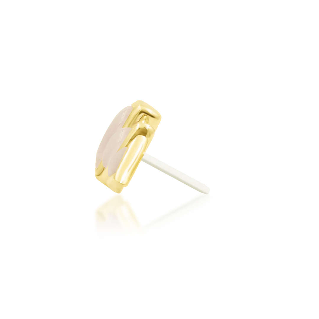 PRIM + ROSE QUARTZ - THREADLESS END *PRE-ORDER* Junipurr Jewelry