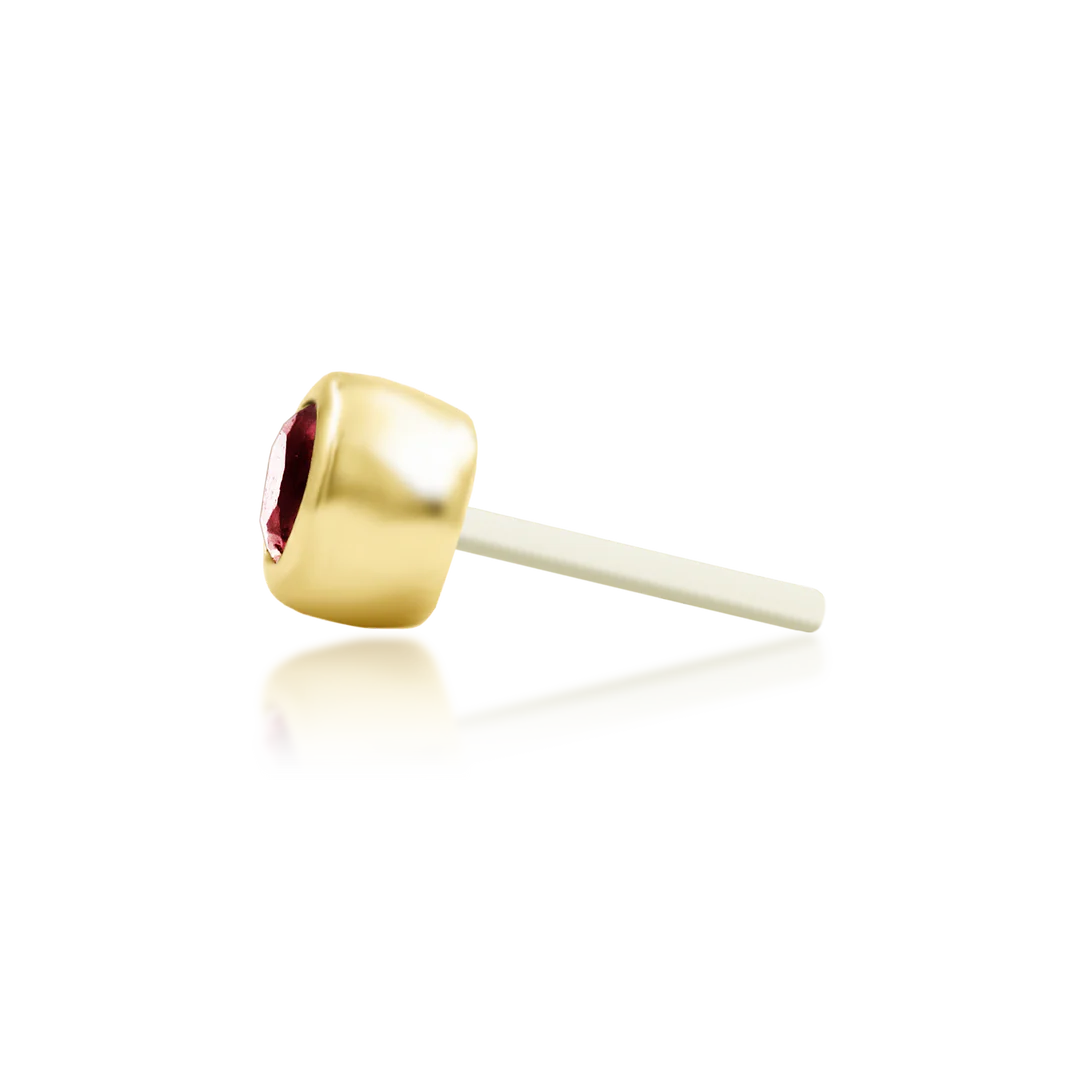 SCARLET BEZEL - THREADLESS END *PRE-ORDER* Junipurr Jewelry