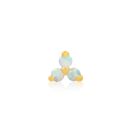 TRINITY OPAL - THREADLESS END *PRE-ORDER* Junipurr Jewelry