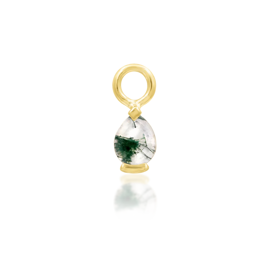 URSULA II + MOSS AGATE - CHARM *PRE-ORDER* Junipurr Jewelry
