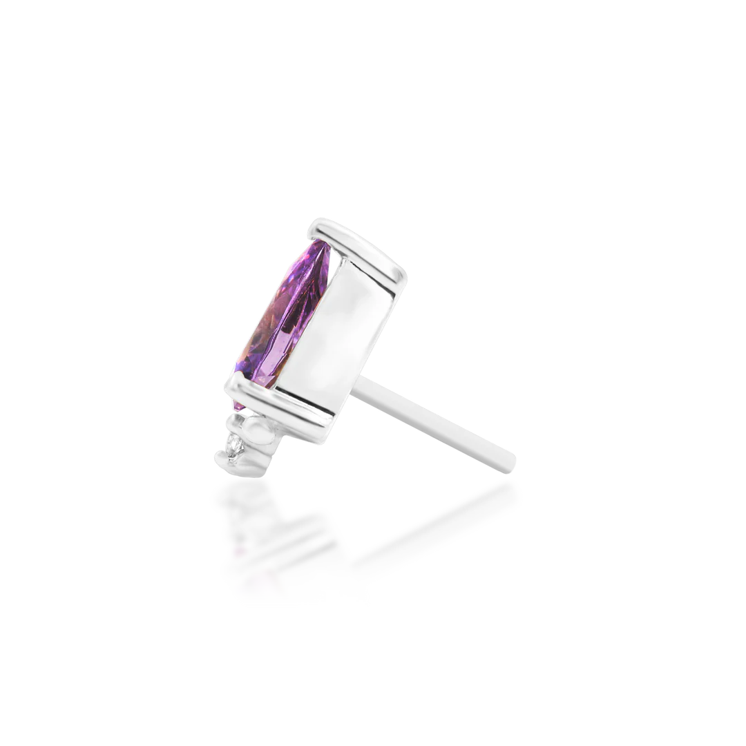 GRACIE AMETHYST - THREADLESS END *PRE-ORDER* Junipurr Jewelry