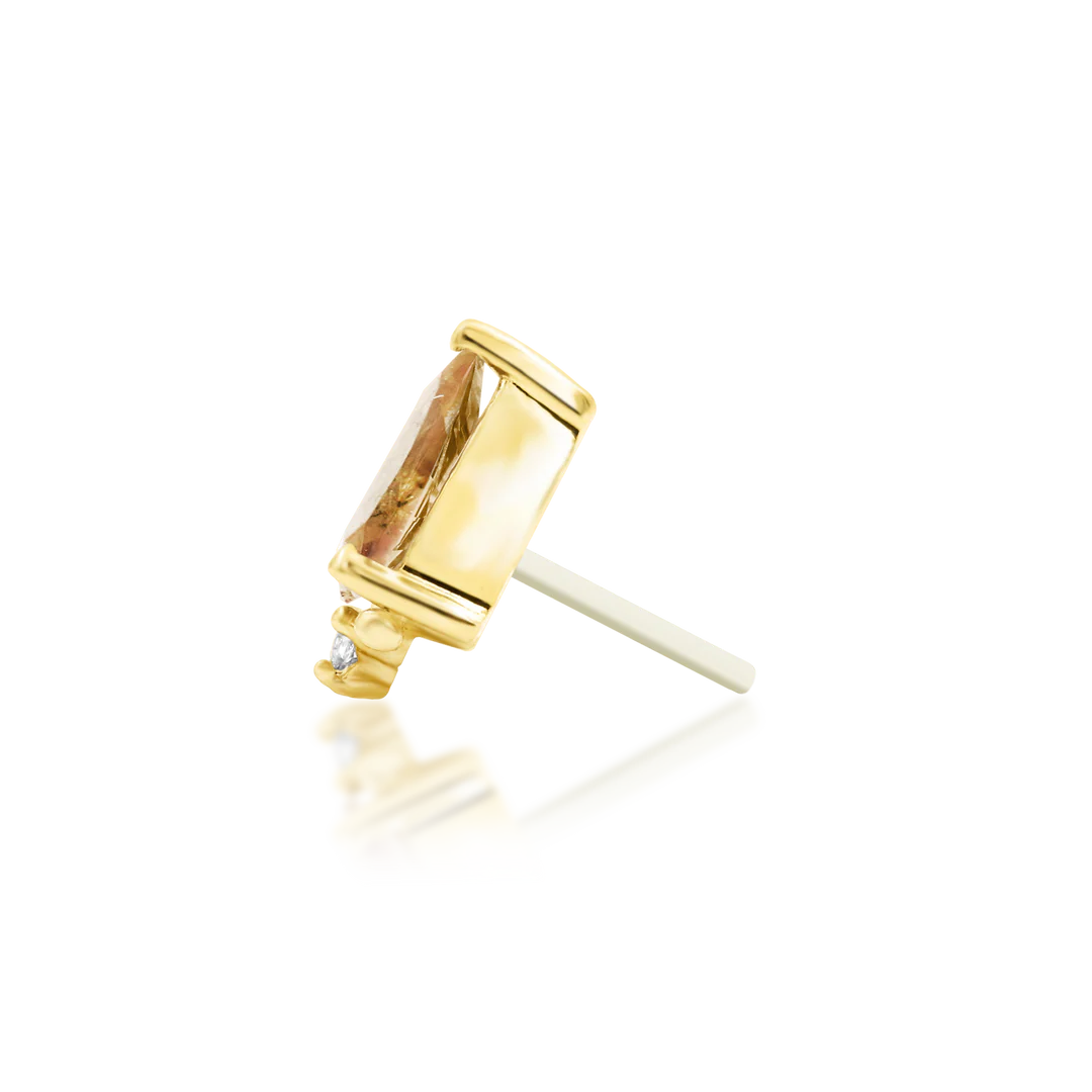 GRACIE CHAMPAGNE - THREADLESS END *PRE-ORDER* Junipurr Jewelry